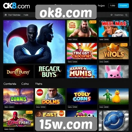 Explorando a variedade de jogos disponíveis no OK8.com
